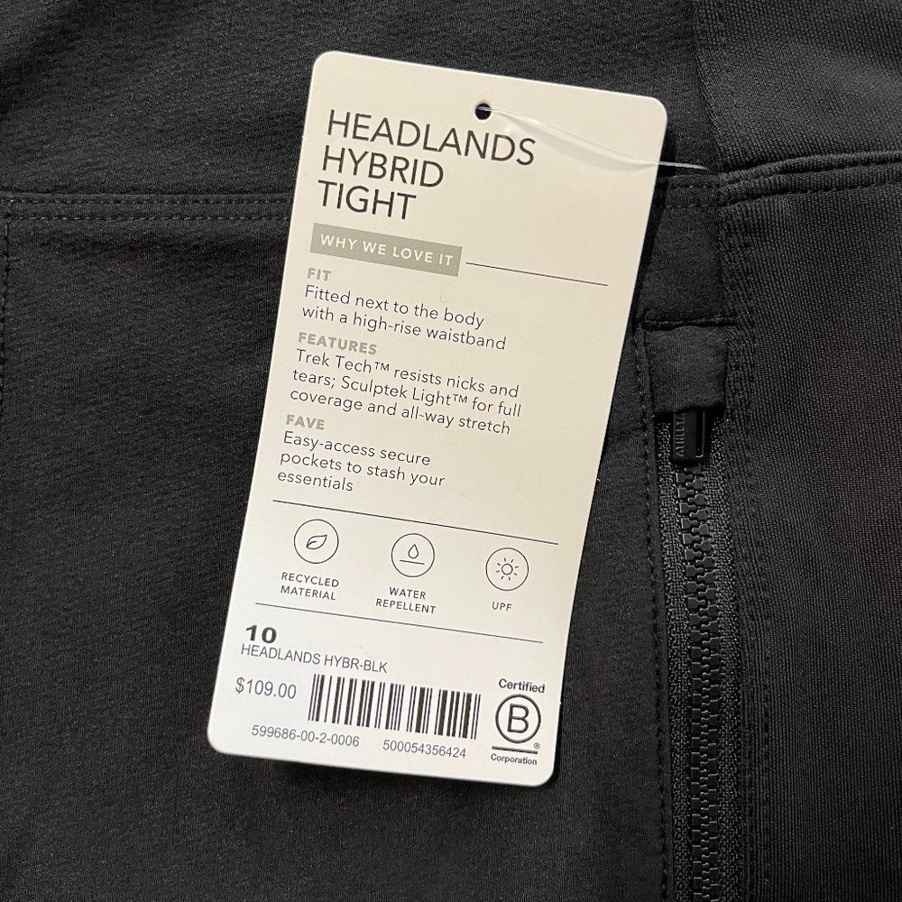ATHLETA Headlands Hybrid Tight Black - Picture 7 of 7